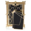Jay Strongwater Ruth Art Deco 4" x 6" Crystal Picture Frame