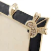 Jay Strongwater Ruth Art Deco 4" x 6" Crystal Picture Frame
