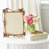 Jay Strongwater Delilah Floral Branch 8" x 10" Crystal Picture Frame in Bouquet