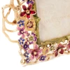 Jay Strongwater Leartes 4" x 6" Crystal Picture Frame in Bouquet