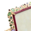 Jay Strongwater Emery Bejeweled 4" x 6" Frame in Bouquet