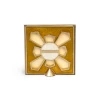 Jay Strongwater Leland Pave Corner 2" Crystal Picture Frame in Gold