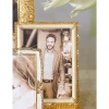 Jay Strongwater Lorraine Stone Edge 4" x 6" Crystal Picture Frame in Gold