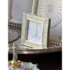 Jay Strongwater Leland Pave Corner 2" x 2" Crystal Picture Frame in Crystal Pearl