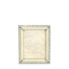 Jay Strongwater Emilia Stone Edge 3" x 4" Crystal Picture Frame in Crystal Pearl