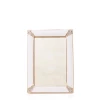 Jay Strongwater Lavinia 4" x 6" Crystal Picture Frame in White Opal
