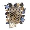 Jay Strongwater Lars Dutch Floral 5" x 7" Crystal Picture Frame in Delft Garden