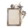 Jay Strongwater Margery Tulip 5" x 7" Crystal Picture Frame in Delft Garden