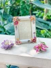 Jay Strongwater Ainsley Flower Bouquet 5" x 7" Crystal Picture Frame in Flora