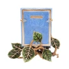 Jay Strongwater Colbie Hydrangea 3" x 4" Crystal Picture Frame in Blue