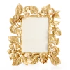 Jay Strongwater Maeve Dutch Floral 5" x 7" Gold Picture Frame