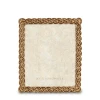 Jay Strongwater Aidan Braided 8" x 10" Picture Frame in Amber