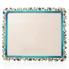 Jay Strongwater Theo Bejeweled 8" x 10" Crystal Picture Frame in Peacock