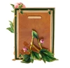 Jay Strongwater Cindy 5" x 7" Peony Picture Frame