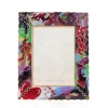 Jay Strongwater Clifton Ruffle Edge 5" x 7" Graffiti Crystal Picture Frame