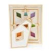 Jay Strongwater Abaculus Pyramid 3" x 4" Rainbow Picture Frame