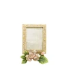 Jay Strongwater Kaylee 3" x 4" Rose Crystal Picture Frame