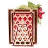 Jay Strongwater Tropical Flower 3" x 4" Crystal Picture Frame