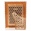 Jay Strongwater Demi Mixed Animal Print 5" x 7" Jungle Crystal Picture Frame