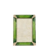 Jay Strongwater Lavinia Emerald 4" x 6" Crystal Picture Frame