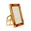 Jay Strongwater Lavinia Topaz 4" x 6" Crystal Picture Frame