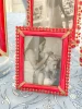 Jay Strongwater Emilia Stone Edge Ruby 3" x 4" Crystal Picture Frame