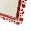 Jay Strongwater Leslie Bejeweled Ruby 5" x 7" Crystal Picture Frame