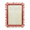 Jay Strongwater Leslie Bejeweled Ruby 5" x 7" Crystal Picture Frame
