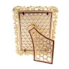 Jay Strongwater Leslie Bejeweled Ruby 5" x 7" Crystal Picture Frame