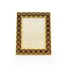 Jay Strongwater Abaculus Pyramid Safari 3" x 4" Picture Frame