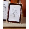 Jay Strongwater Lorraine Stone Edge Safari 4" x 6" Crystal Picture Frame
