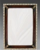 Jay Strongwater Lorraine Stone Edge Safari 4" x 6" Crystal Picture Frame