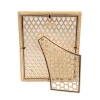 Jay Strongwater Laetitia Stone Edge Safari 8" x 10" Crystal Picture Frame