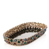 Jay Strongwater Julius Bejeweled Peacock Decorative Tray