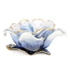 Jay Strongwater Ellie Flower Bowl - Delft Garden