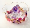 Jay Strongwater Penelope Large Ruffle Flower Bowl