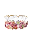 Jay Strongwater Penelope Large Ruffle Flower Bowl
