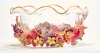 Jay Strongwater Penelope Large Ruffle Flower Bowl