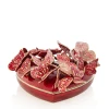 Jay Strongwater Amelia Heart and Butterfly Box in Red