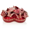 Jay Strongwater Amelia Heart and Butterfly Box in Red