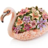 Jay Strongwater Clover Floral Flamingo Box