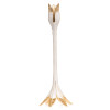 Jay Strongwater Abraham Tulip Medium White Candlestick Holder