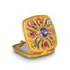 Jay Strongwater Schuyler Maltese Bejeweled Compact