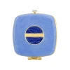 Jay Strongwater Luella 2" Square Jeweled Compact - Flora & Fauna
