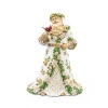Jay Strongwater Floral Santa Claus Statue - Golden