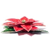Jay Strongwater Red Poinsettia Table Objet