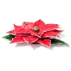 Jay Strongwater Red Poinsettia Table Objet
