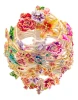 Jay Strongwater Brantley Ribcage with Flowers Figurine