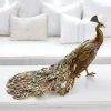 Jay Strongwater Theseus Grand Peacock Figurine - Bouquet
