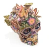 Jay Strongwater Frida Skull with Butterflies Figurine